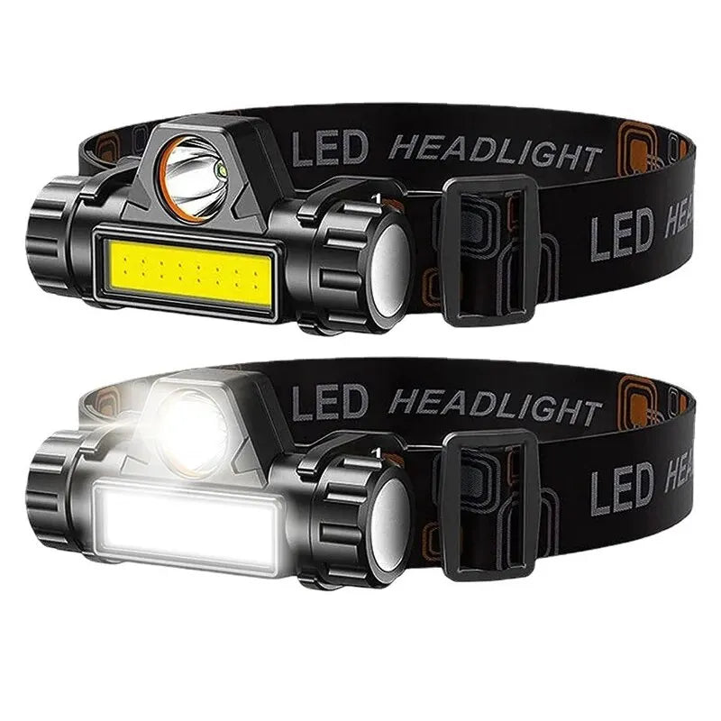 LED Headlamp – Bright Hands-Free Light for Camping, Fishing, Running & Emergencies